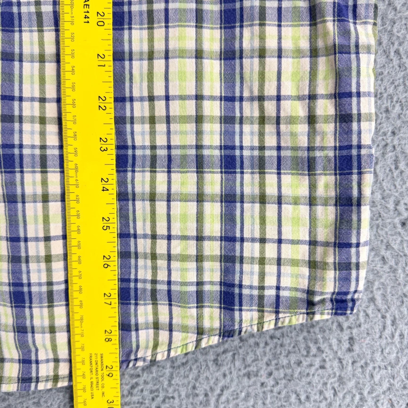 Vintage VINTAGE L.L. Bean Button-Down Shirt Mens Large Yellow Plaid Long Sleeve Cotton Shirt Mens Large Yellow Plaid Button-Up Cotton Size US L / EU 52-54 / 3 - 6 Thumbnail