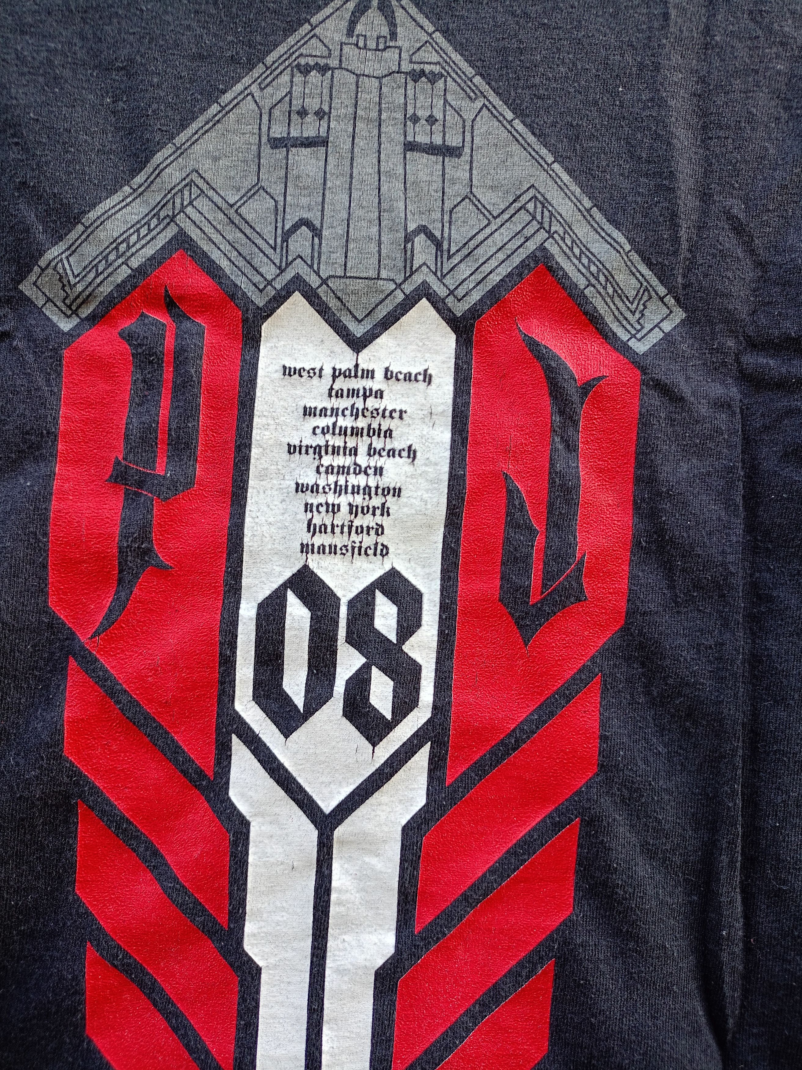 Band Tees × Vintage Vintage Pearl Jam tour 2008 Size US M / EU 48-50 / 2 - 5 Thumbnail