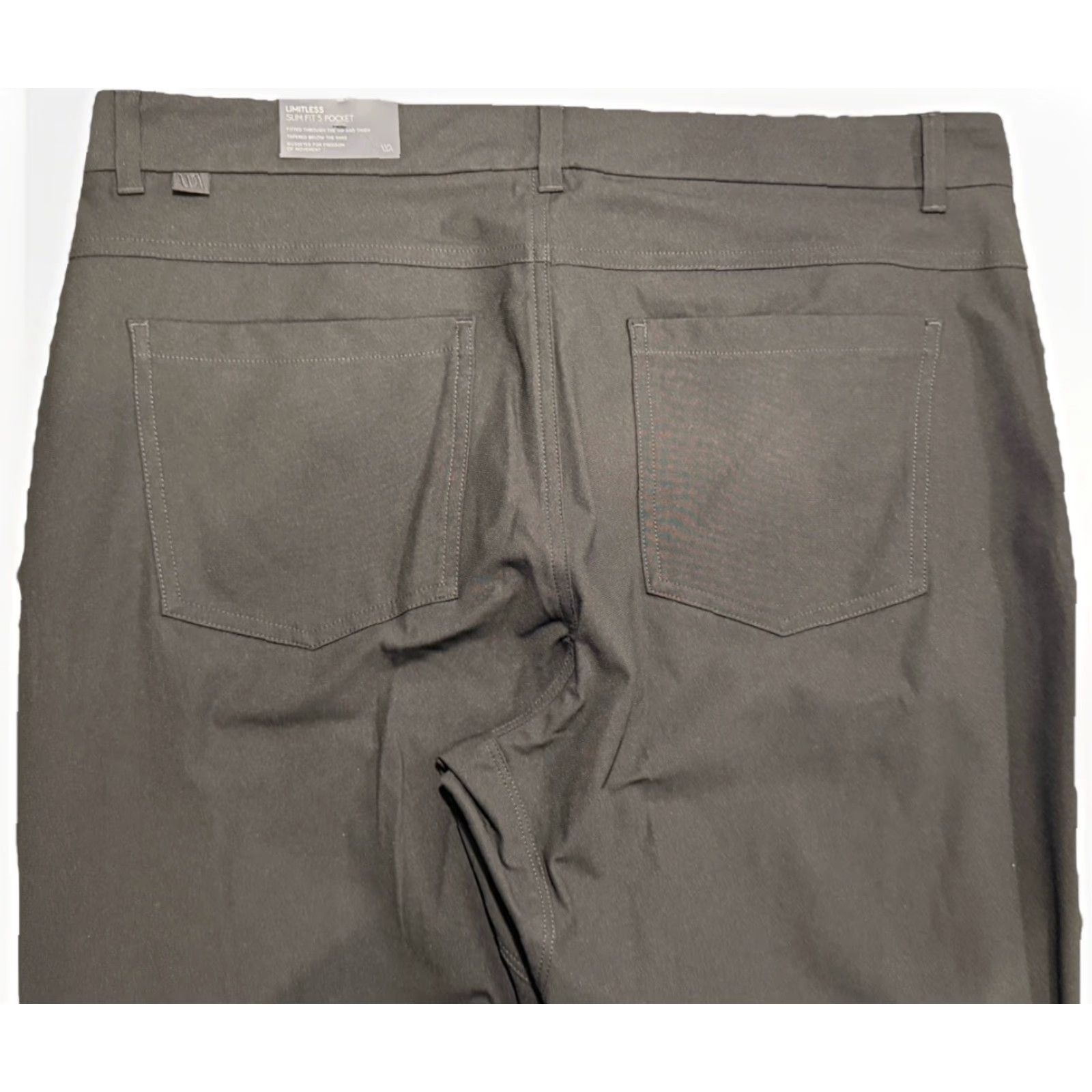 Vintage VRST Pant Slim Fit 5-Pocket Chino 36 Regular Black Mens Size US 36 / EU 52 - 6 Thumbnail