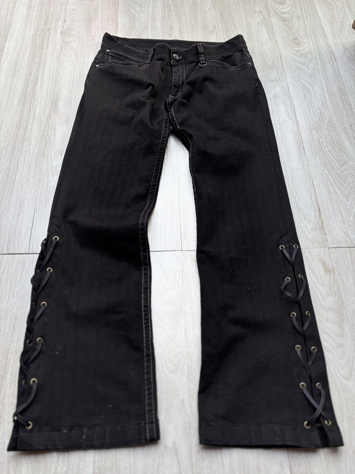 【00s】archive NICOLE CLUB black denim y2k 00s】archive NICOLE CLUB black denim y2k - メルカリ