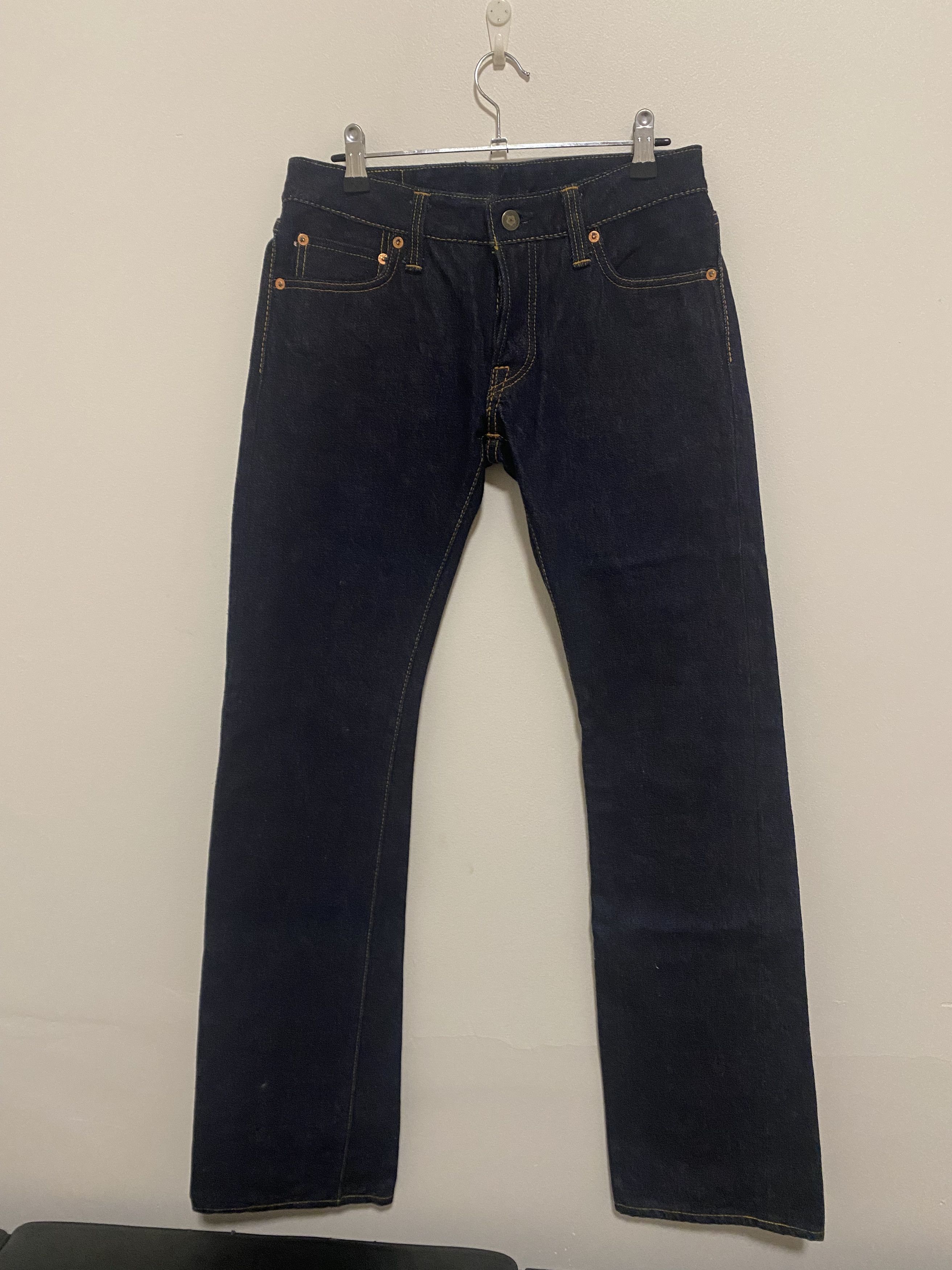 image of Samurai Jeans Samurai Ga0512Lxx Geisha Series: Boot-Cut Jeans in Indigo, Women's (Size 24)