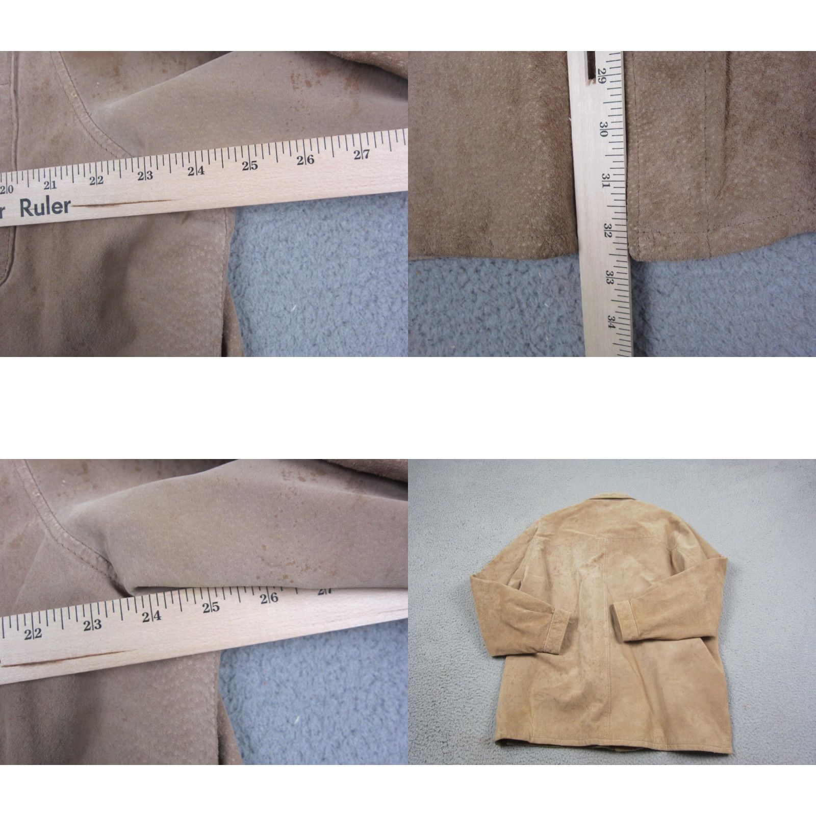 Vintage VINTAGE J. Ferrar Leather Jacket Mens L Brown Suede Button Front 90s Western Bomber Jacket Lined Solid Brown Mens2020 Size US L / EU 52-54 / 3 - 8 Thumbnail