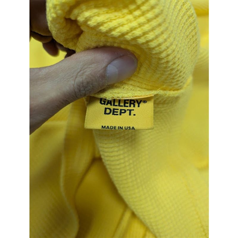 Gallery Dept. o1rshd1 Long Sleeved Waffle Knit T-Shirt in Yellow Size US XL / EU 56 / 4 - 17 Thumbnail