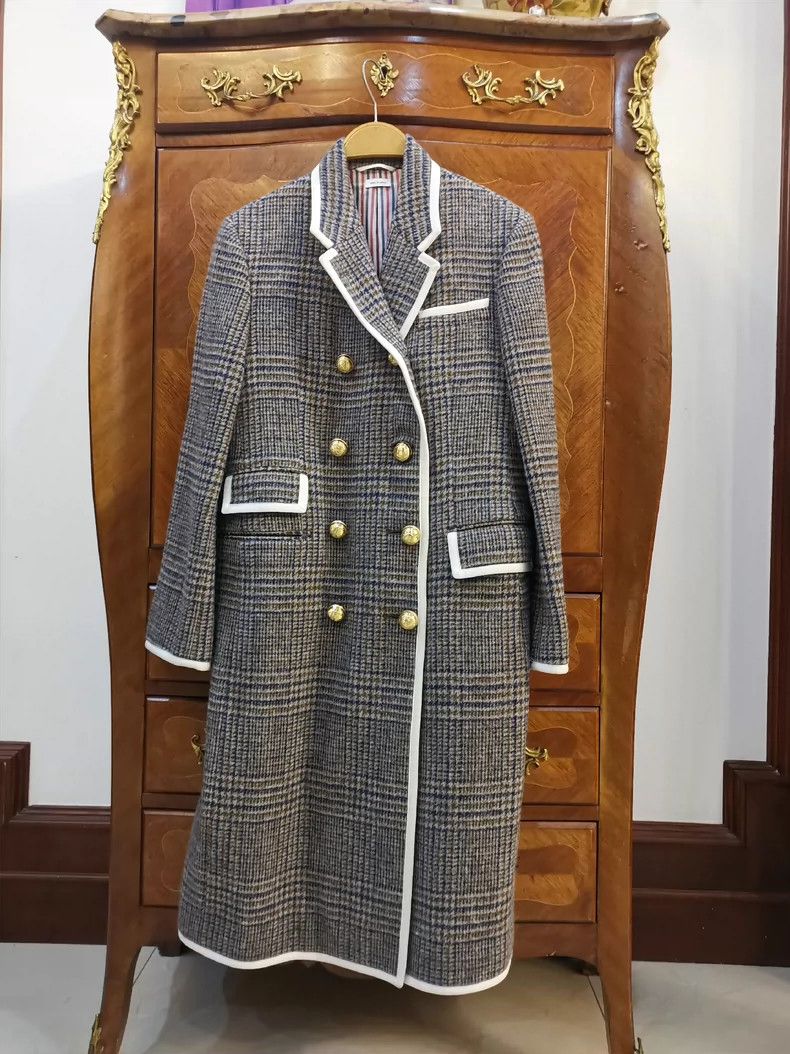 Thom Browne Thom Browne Grain wool coat Size S / US 4 / IT 40 - 1 Thumbnail
