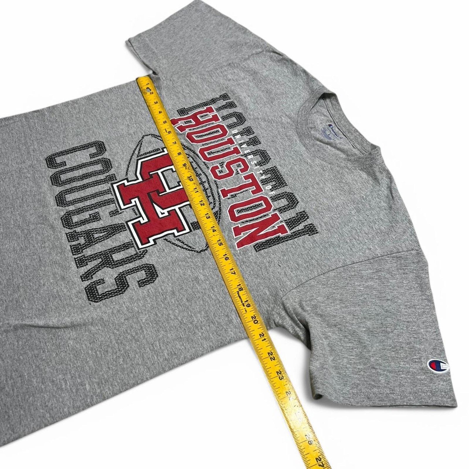 Champion University of Houston Cougars Light Gray Champion Tee - L Size US L / EU 52-54 / 3 - 4 Thumbnail