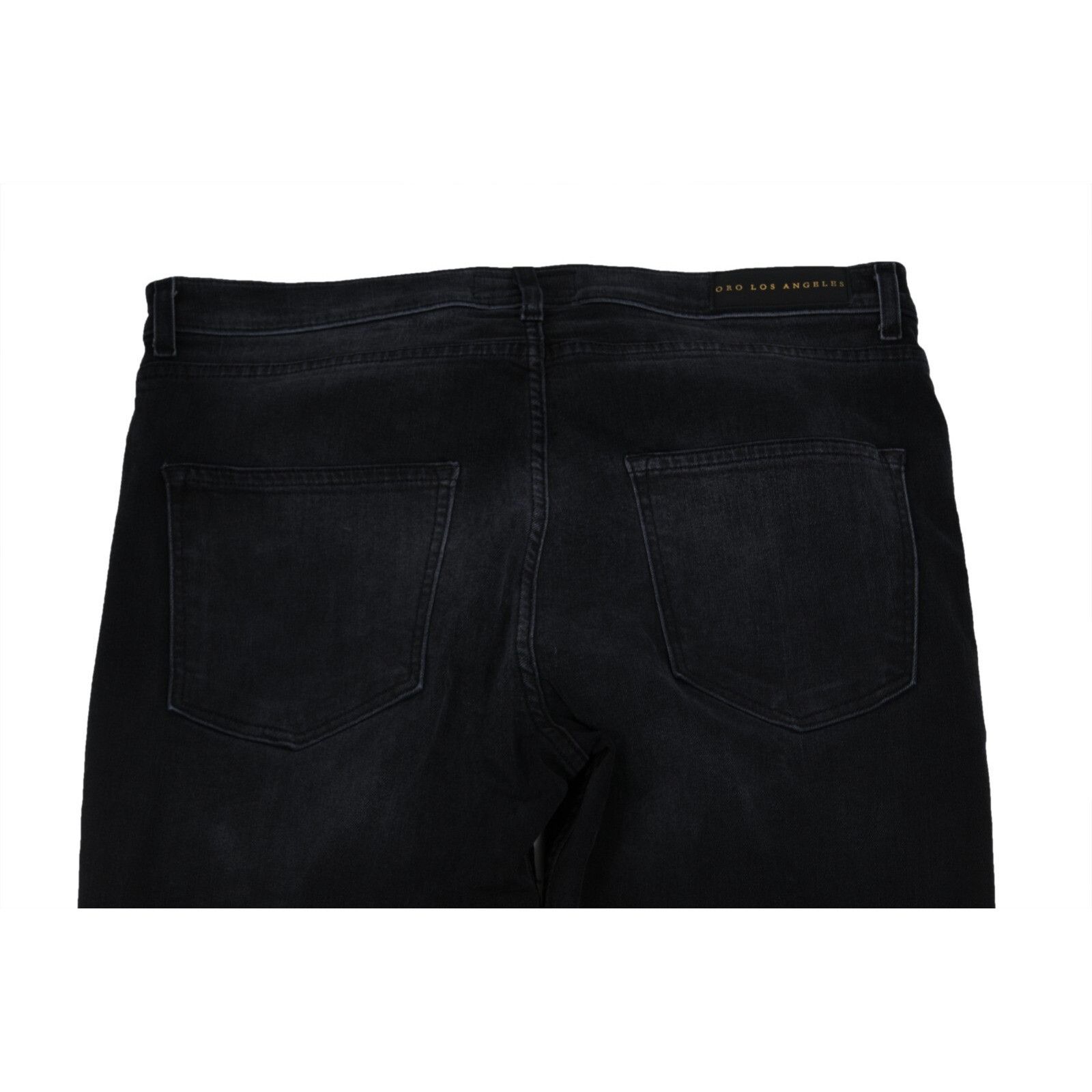 Oro Los Angeles Oro Mens The Mar Jeans Vintage Black Slim Leg Size US 36 / EU 52 - 11 Thumbnail