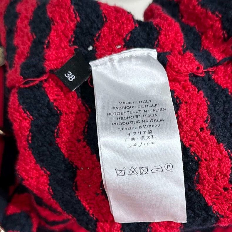Gucci Gucci Red knitted long cardigan jacket Size XS / US 0-2 / IT 36-38 - 6 Thumbnail