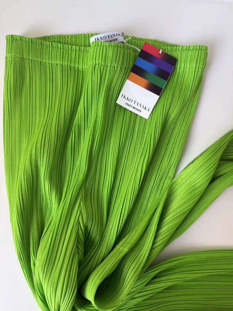 Issey Miyake Issey Miyake size:3 Green pleated pants Size 42" / US 20 - 5 Thumbnail