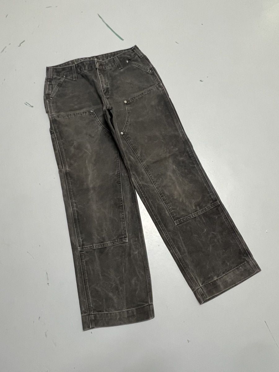 Carhartt Rare vintage carhartt charcoal black double knee Size US 30 / EU 46 - 1 Thumbnail