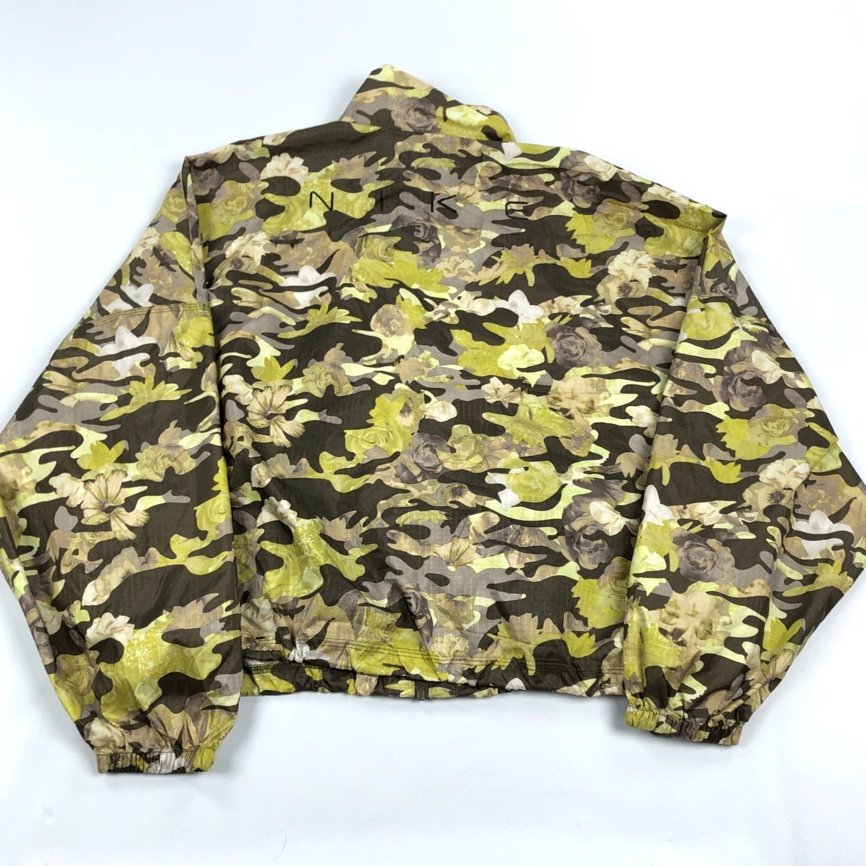 Nike Nike Track Jacket Windbreaker Women's 2XL Floral Cropped Polyester Zip Activewear Running Windbreaker Size XXL / US 16-18 / IT 52-54 - 6 Thumbnail
