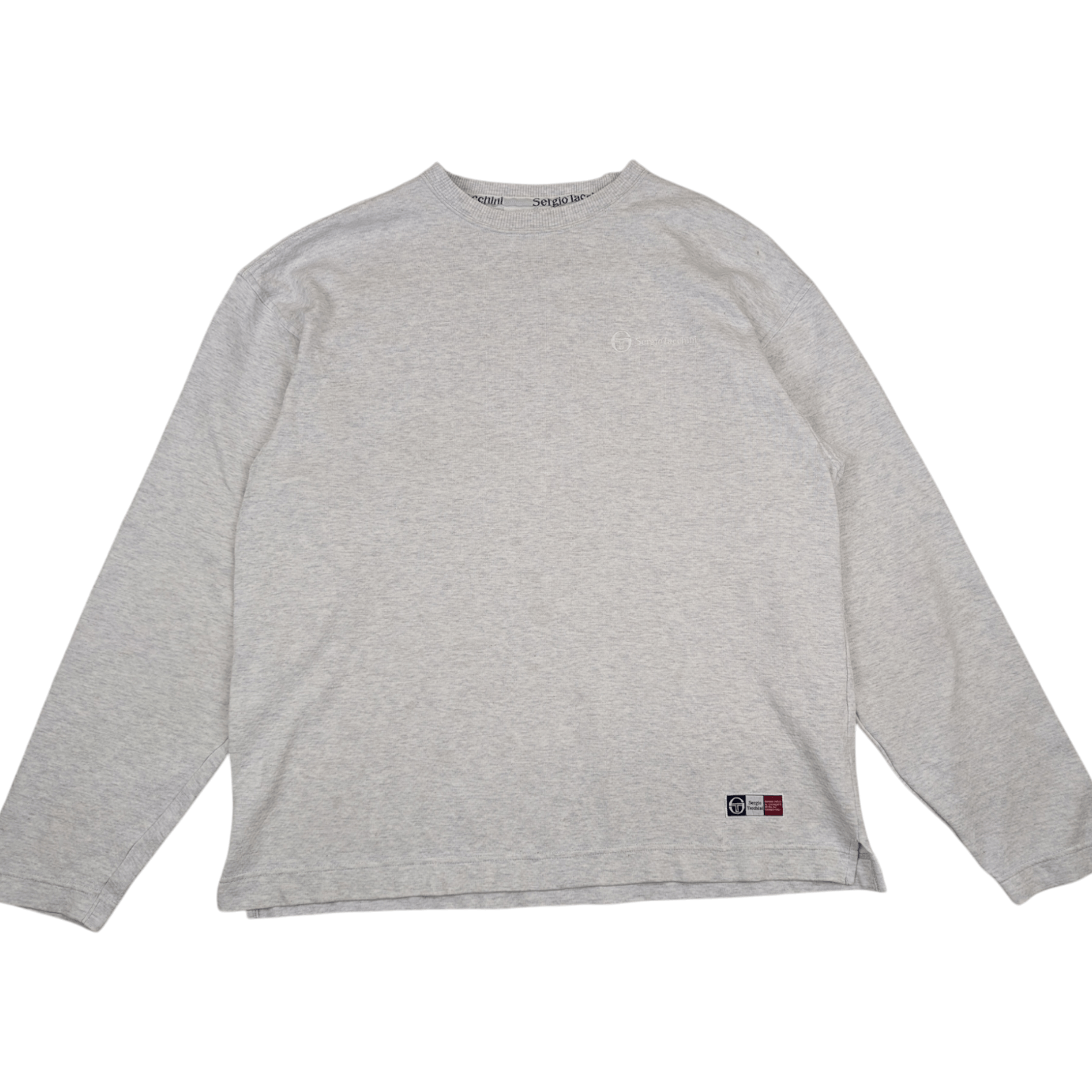 Sergio Tacchini × Vintage 2000's SERGIO TACCHINI Small Embroidery Logo Sweatshirt Size US L / EU 52-54 / 3 - 8 Thumbnail