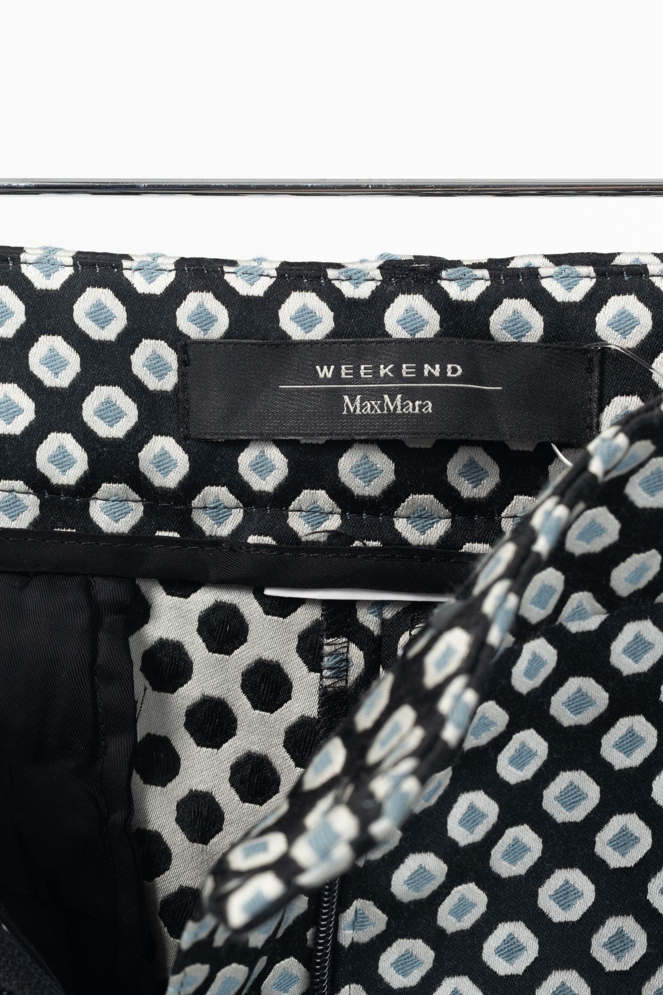 Weekend Max Mara Weekend Max Mara Capale Geometric High-Waisted Capri Size 32" / US 10 / IT 46 - 9 Thumbnail