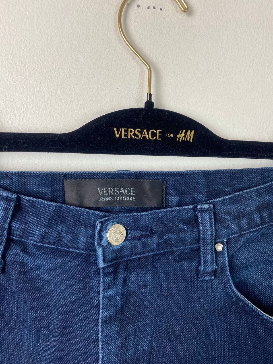 Versace Jeans Couture Versace Jeans Couture Straight Fit Medusa Logo Denim Jeans Size US 32 / EU 48 - 7 Thumbnail
