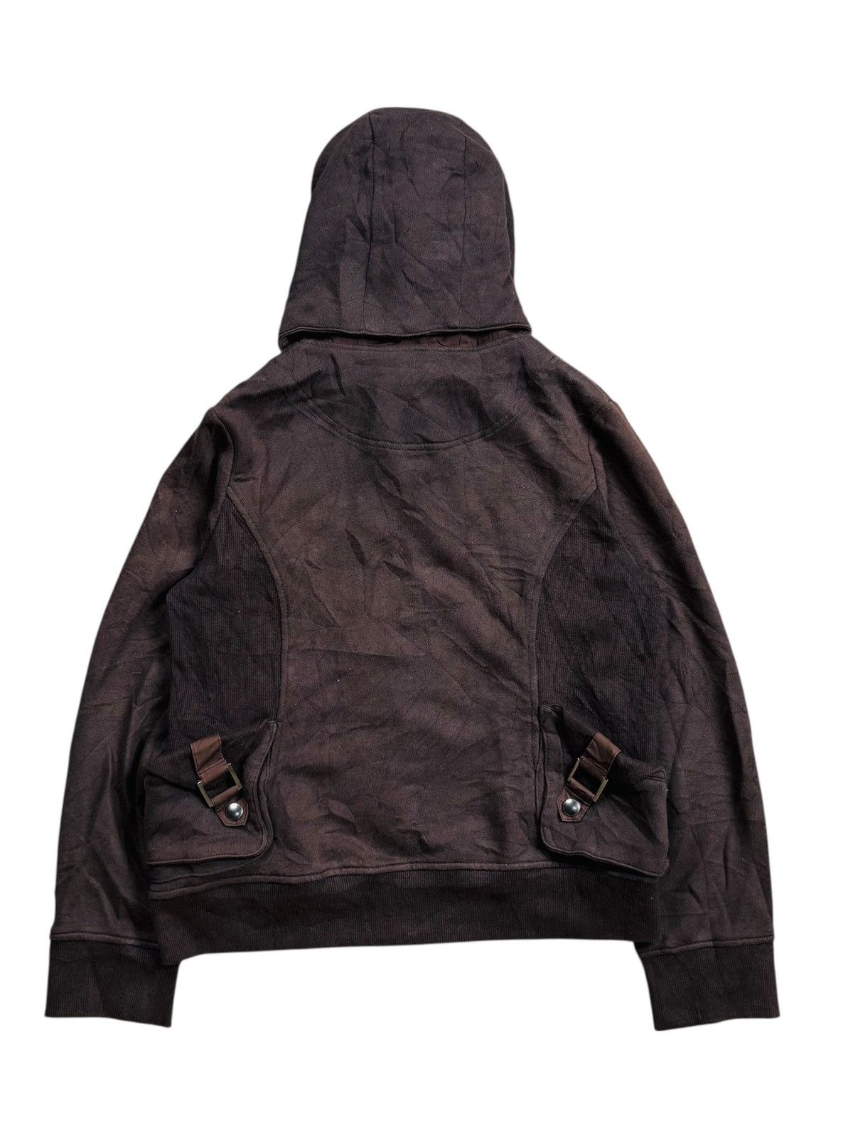 Le Grande Bleu (L.G.B.) 2000s Look Low - Double Chest Gimp Hooded Jacket Size US M / EU 48-50 / 2 - 4 Thumbnail