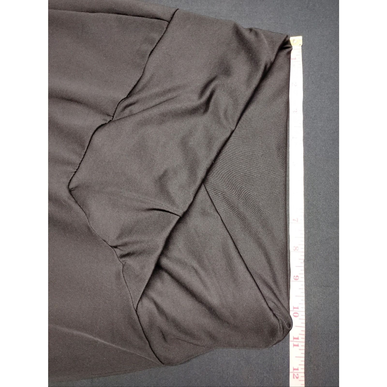 Shein High-Waist V-Crossover Yoga Pants in black Size 22" - 5 Thumbnail