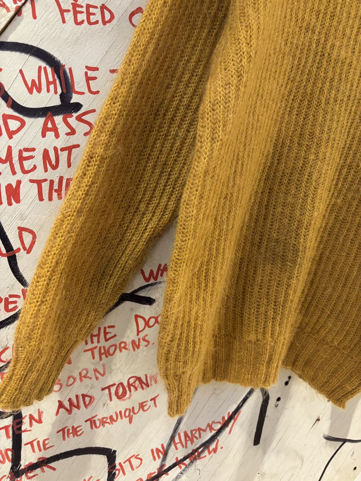Vintage Vintage 90s Daniel Hechter Mohair Knit Sweater Kurt Cobain Size US M / EU 48-50 / 2 - 3 Thumbnail