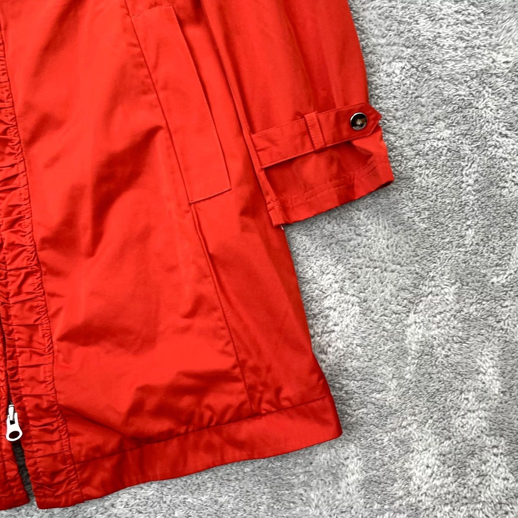 Vintage Rainforest Jacket Womens Small Red Packable Travel Coat Wrinkle Free Waterproof Size S / US 4 / IT 40 - 5 Thumbnail