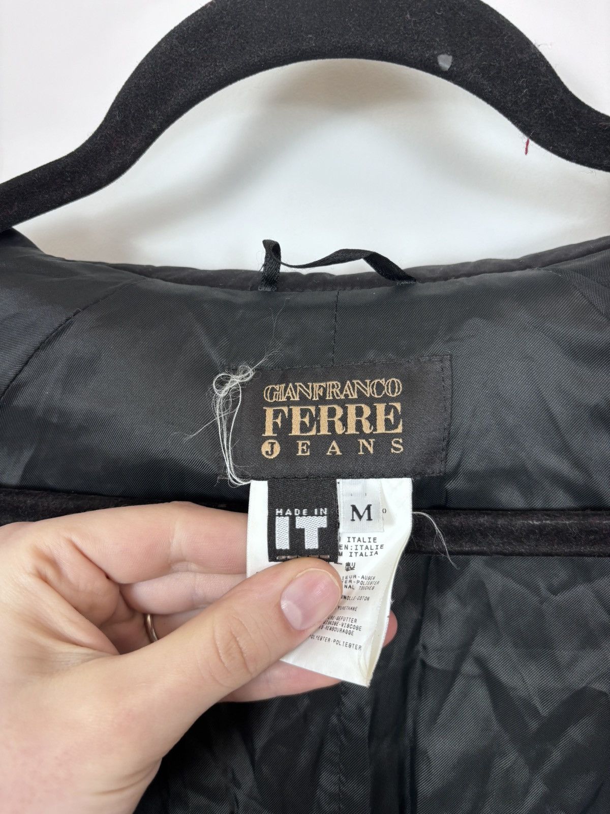 Gianfranco Ferre Vintage Gianfranco Ferre Women’s Double Breasted Trench Coat Size M / US 6-8 / IT 42-44 - 15 Thumbnail
