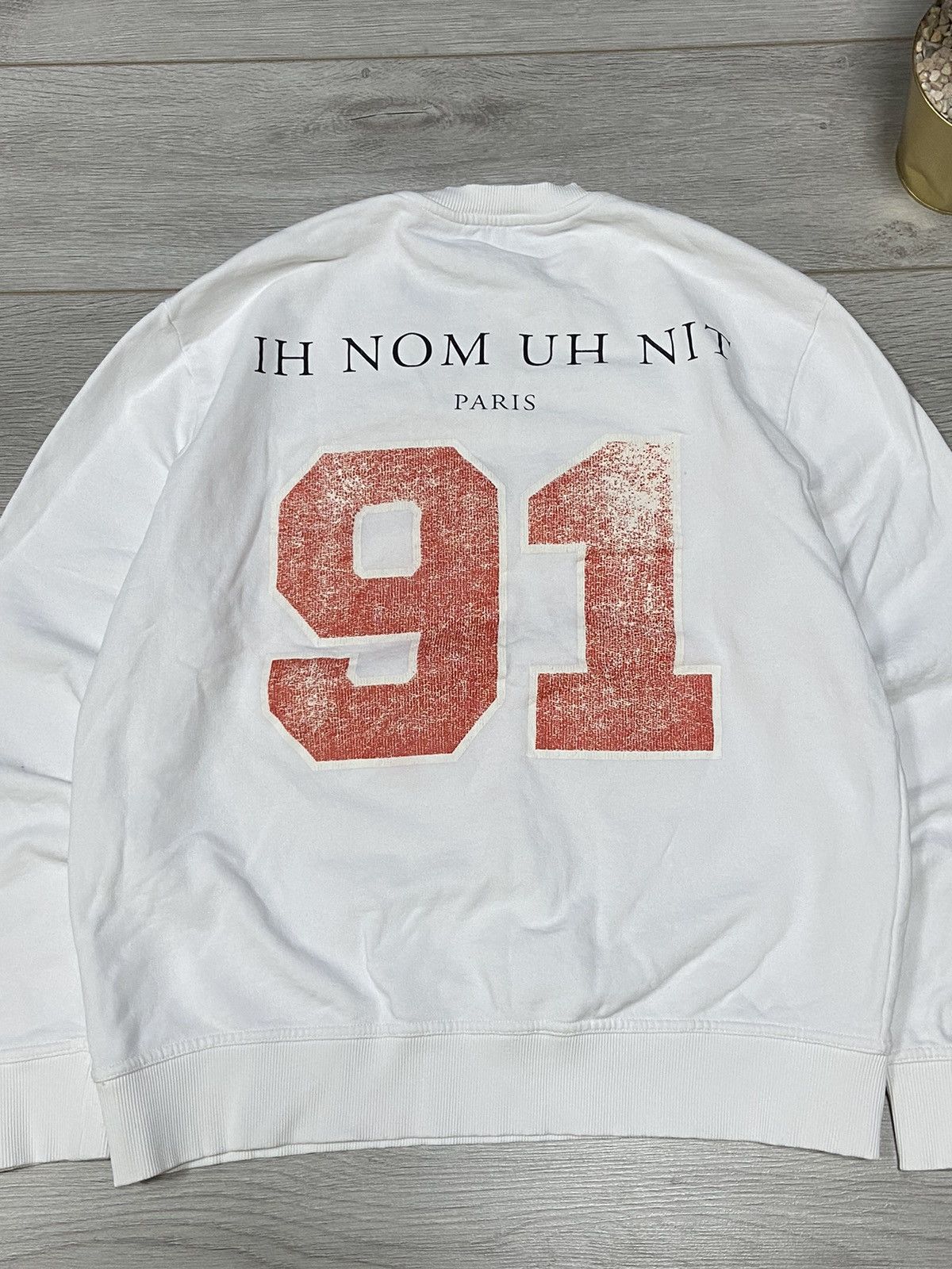 Ih Nom Uh Nit Ih Nom Uh Nit 91 Chicago Bulls Dennis Rodman sweatshirt Size US L / EU 52-54 / 3 - 9 Thumbnail