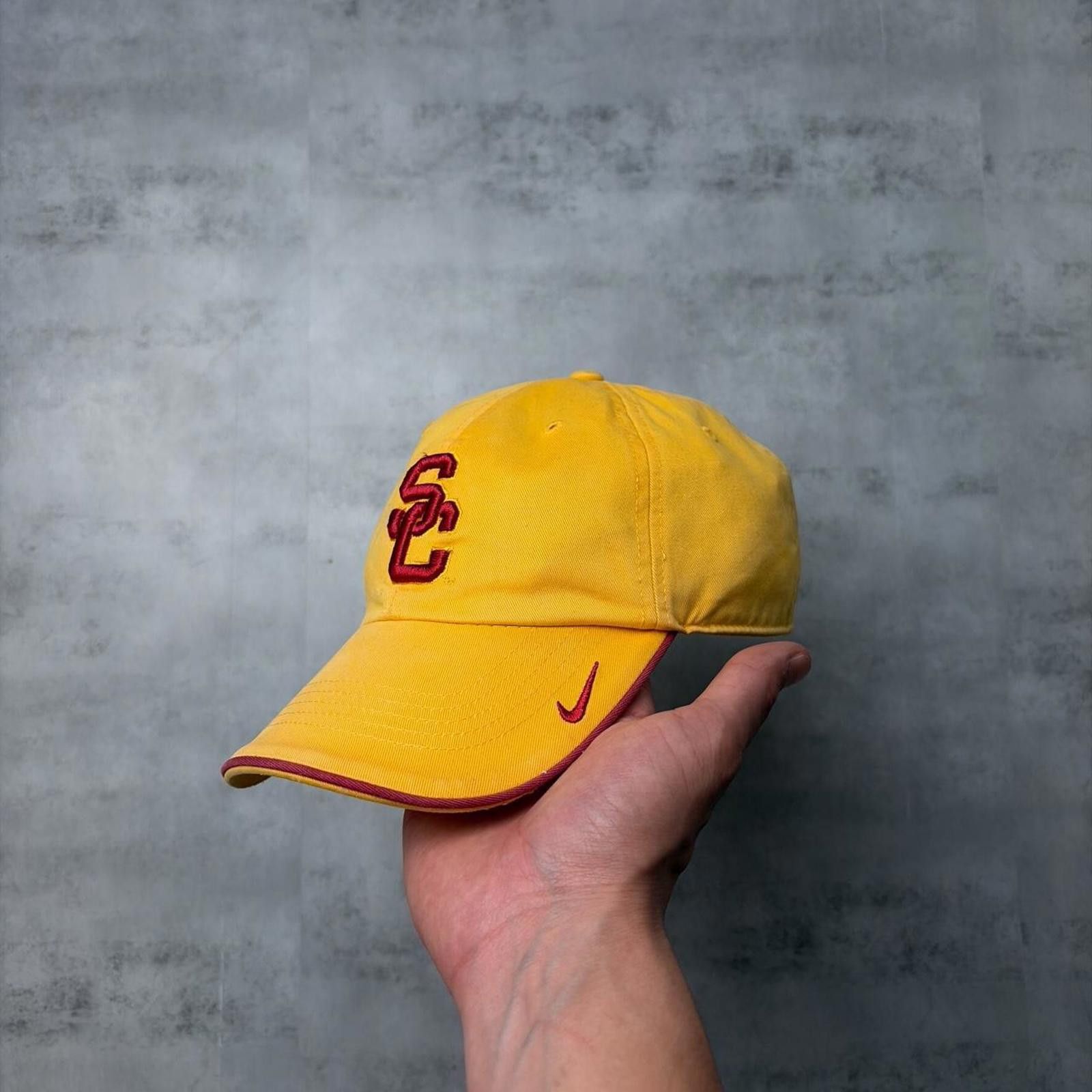 Nike Vintage Yellow Nike USC Trojans College Baseball Hat Size ONE SIZE - 2 Thumbnail