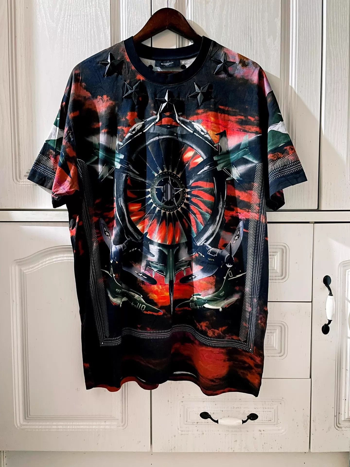 Givenchy Givenchy Rare 3D Star Print Short Sleeve Tee S Size US S / EU 44-46 / 1 - 1 Thumbnail