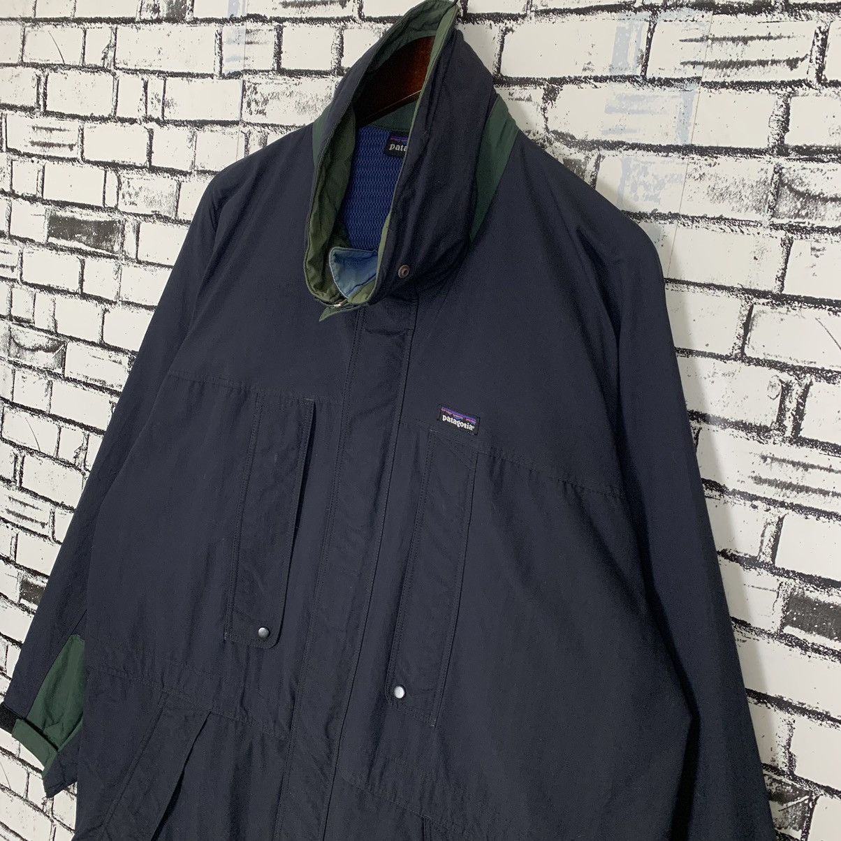 Patagonia × Vintage Patagonia Outdoor Clothing Winter Jacket Windbreaker Size US L / EU 52-54 / 3 - 4 Thumbnail