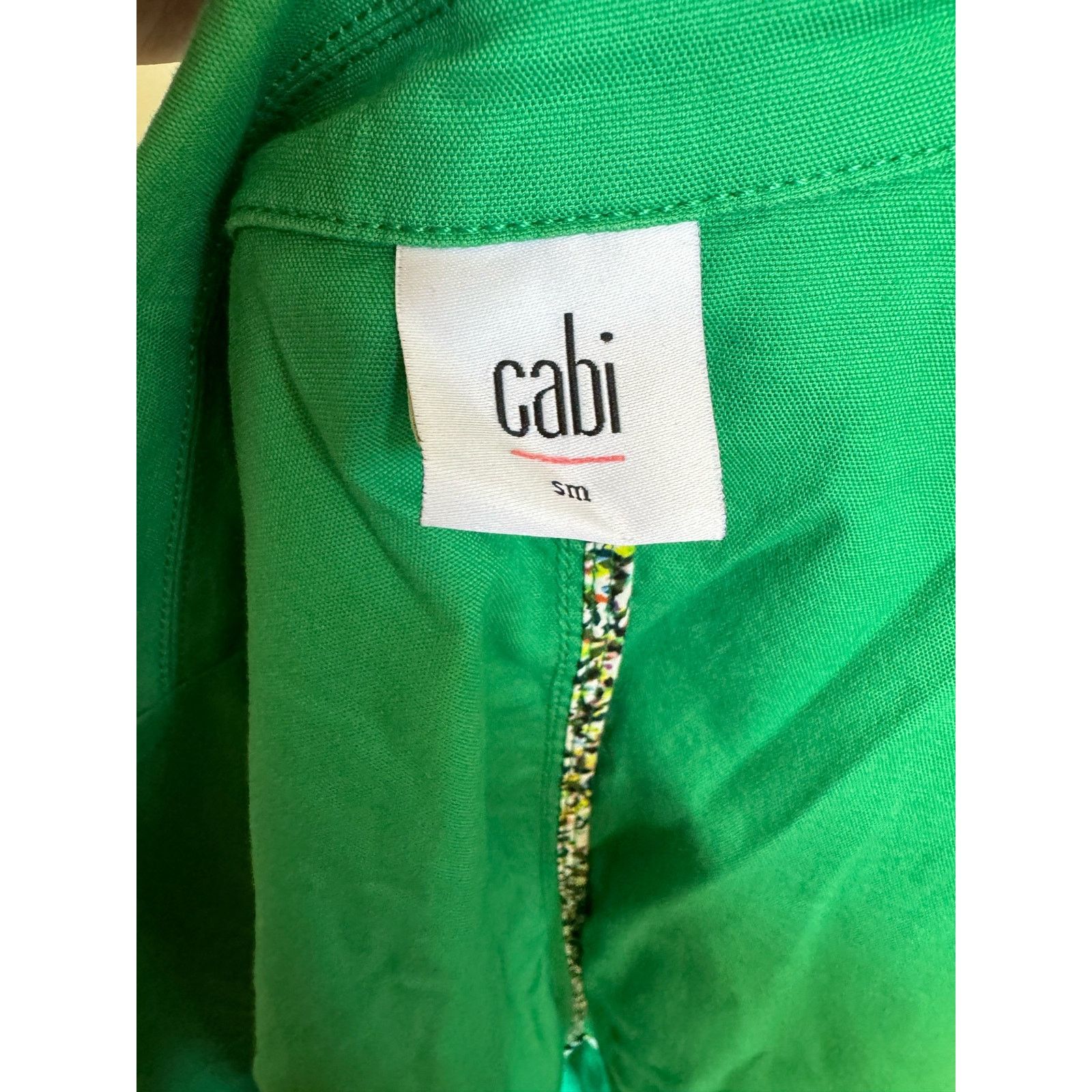 Other CAbi Womens Jacket Sz S Verde Green Single Button Blazer Size S / US 4 / IT 40 - 9 Thumbnail