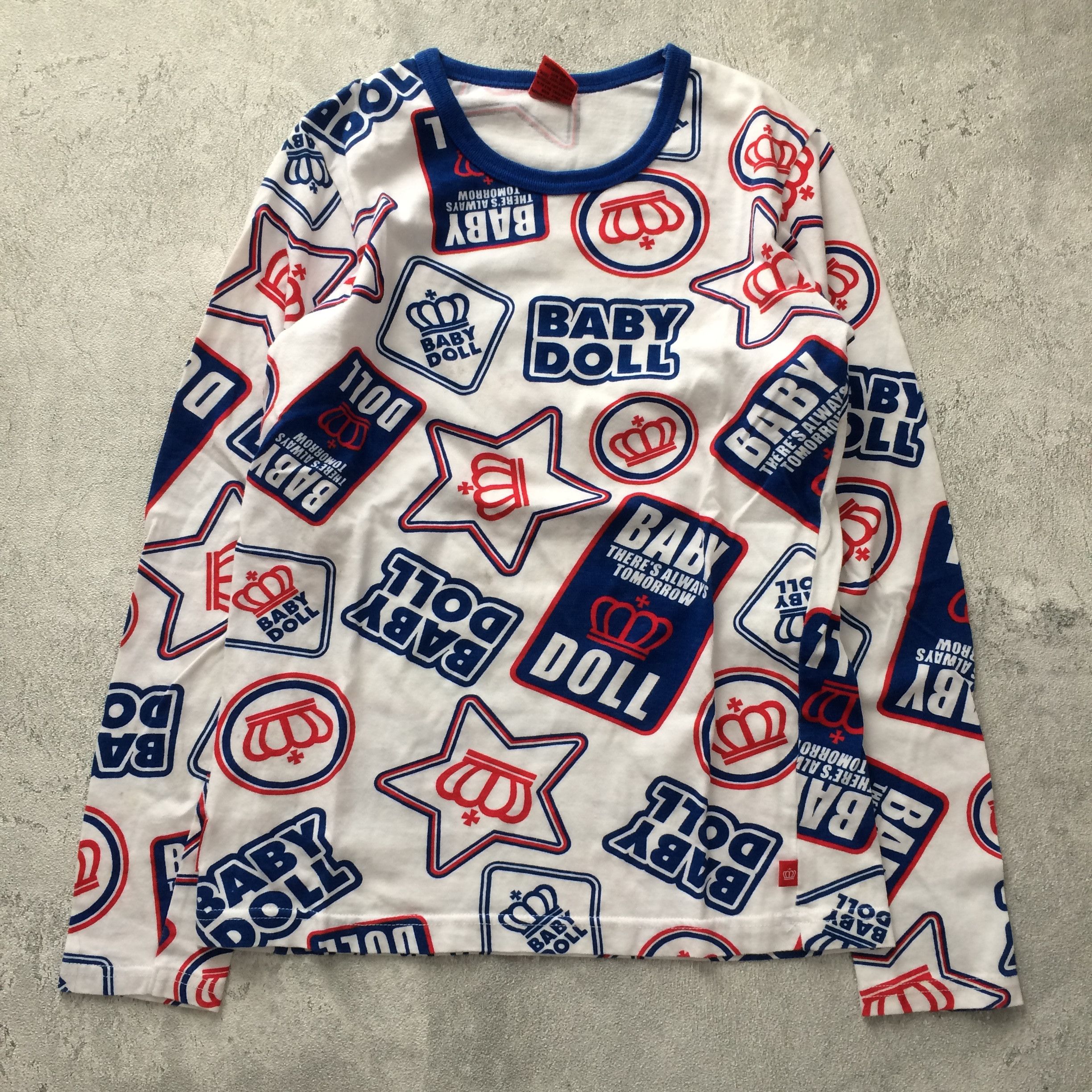 Japanese Brand Babydoll Full body logo print with star and crown motif Size XS / US 0-2 / IT 36-38 - 1 Thumbnail