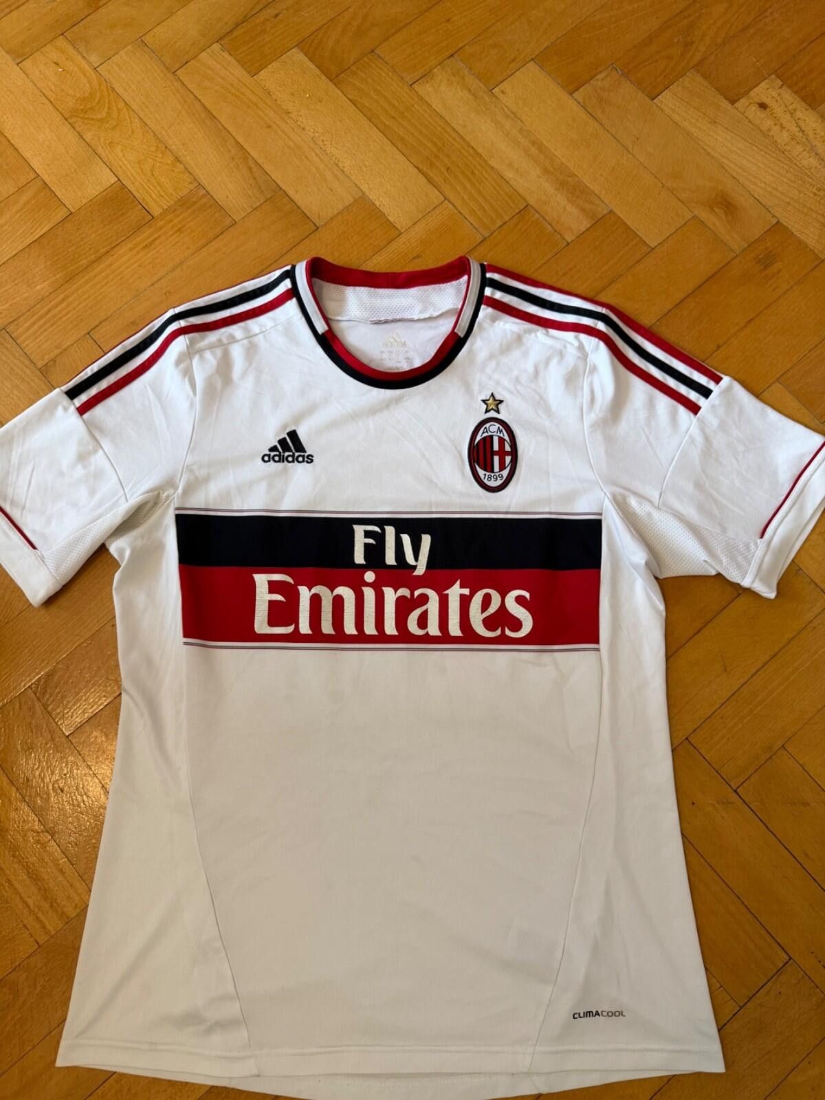 Adidas 2012-13 AC Milan Away Shirt Jersey (L) EL Shaarawy #92 Size US L / EU 52-54 / 3 - 3 Thumbnail