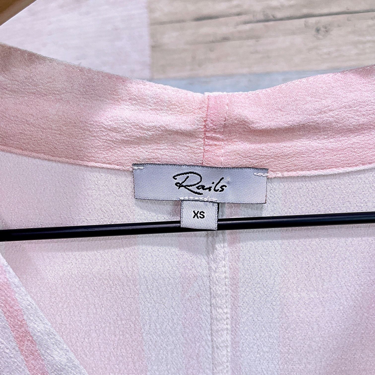 Rails RAILS Thea Striped Tie Front Top Blue Pink Pastel Dolman XS Size XS / US 0-2 / IT 36-38 - 6 Thumbnail