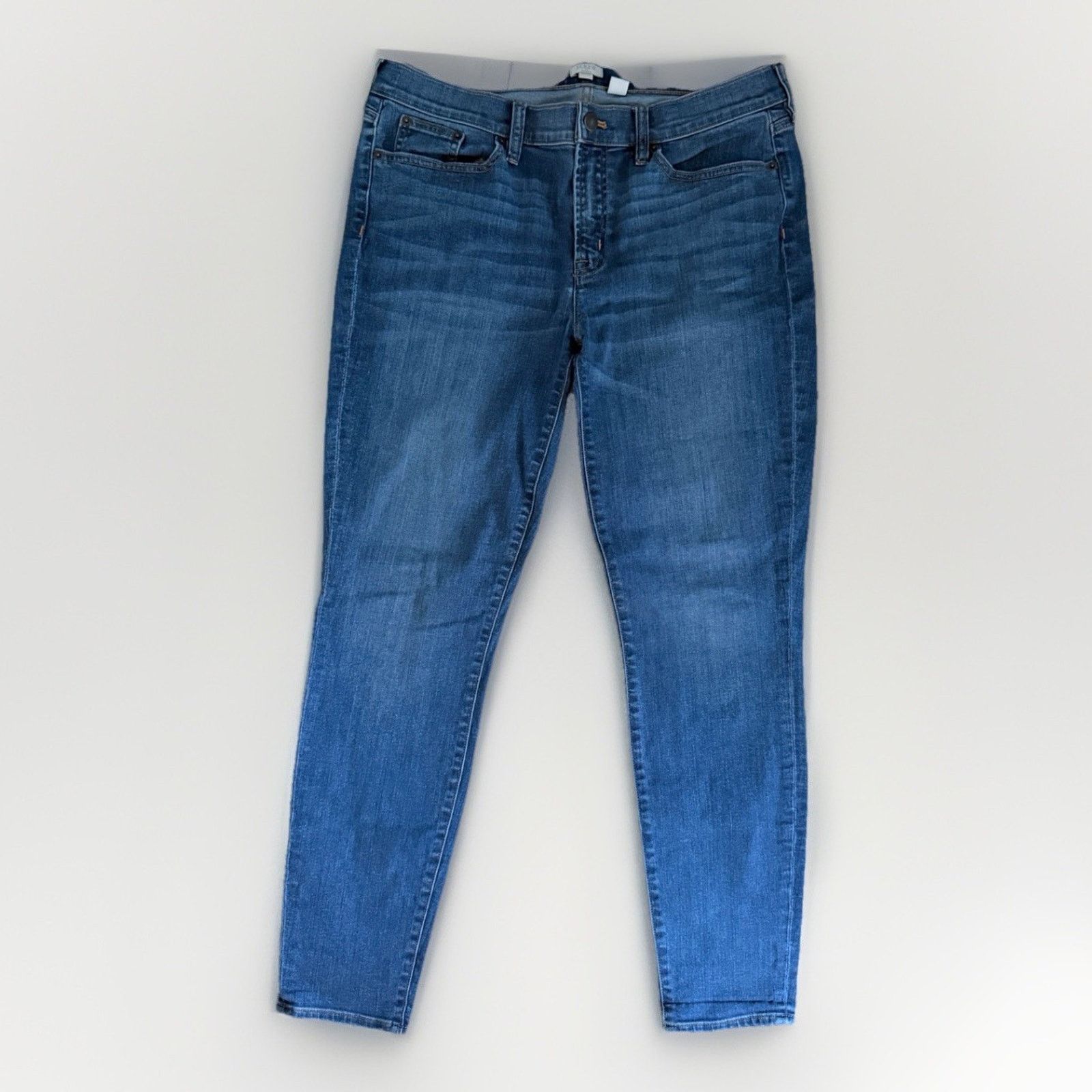 J.Crew J Crew Slim Fit Men's Dark Wash Blue Denim Jeans Pants W32 Size US 32 / EU 48 - 4 Thumbnail