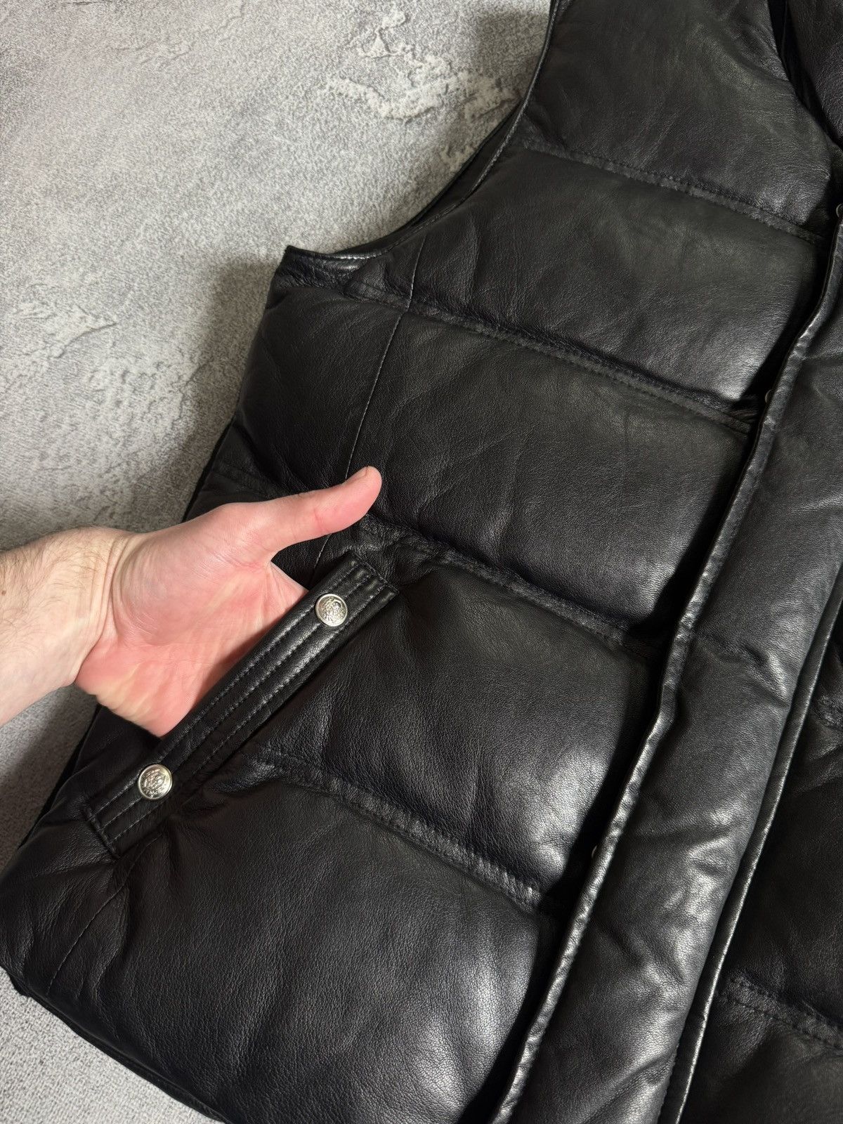 The Kooples The Kooples XL/size lambskin leather vest sleeveless jacket Size US XL / EU 56 / 4 - 4 Thumbnail