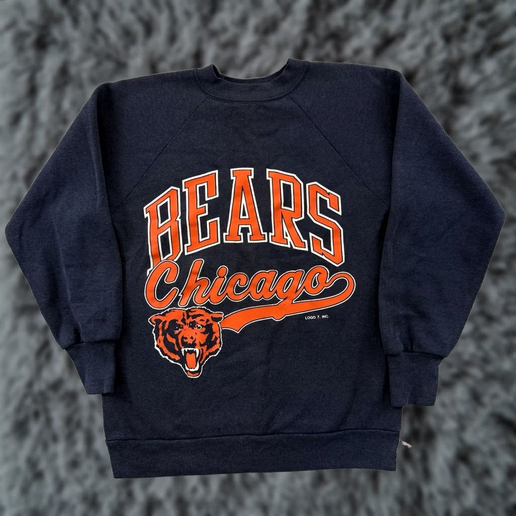 Logo 7 VINTAGE Logo 7 Sweatshirt Adult Small Blue NFL Football 80s Raglan Sport Size US S / EU 44-46 / 1 - 1 Thumbnail