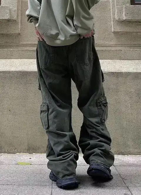 VIBE Utility grunge multi pocket cargo pants Size US 28 / EU 44 - 8 Thumbnail