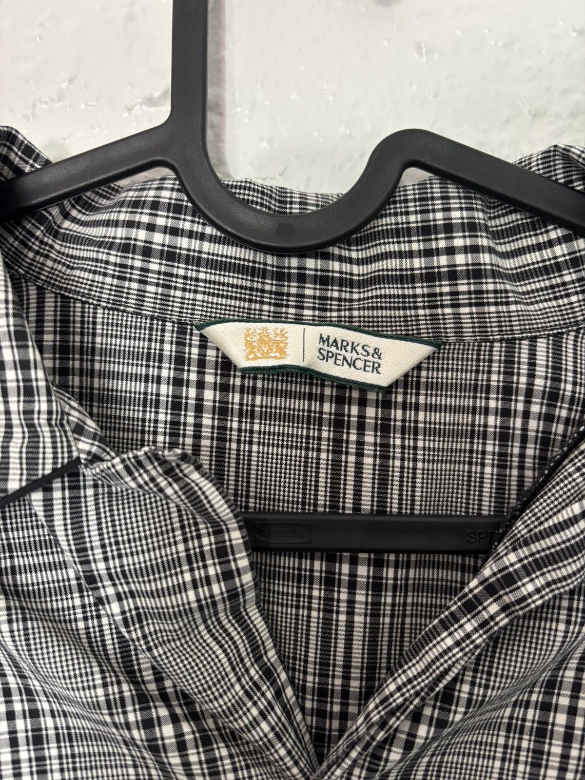 Marks & Spencer × Vintage Vintage button up grey/black Size US M / EU 48-50 / 2 - 2 Thumbnail