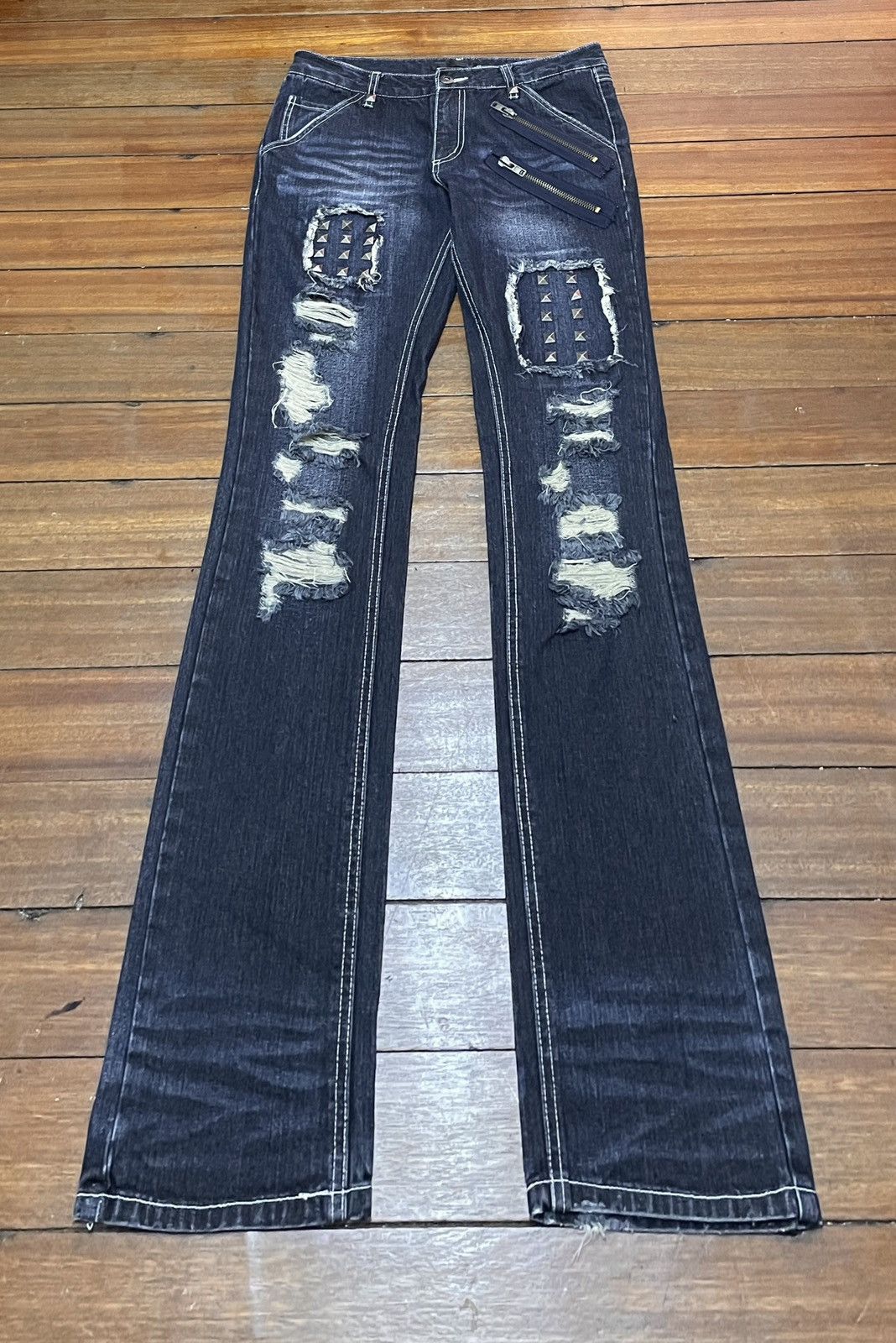 If Six Was Nine Very Rare Vintage Japanese Brand The Executive Jeans 1990s Size US 31 - 1 Thumbnail
