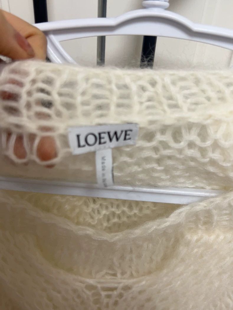Loewe LOEWE White sweater Size XS / US 0-2 / IT 36-38 - 5 Thumbnail