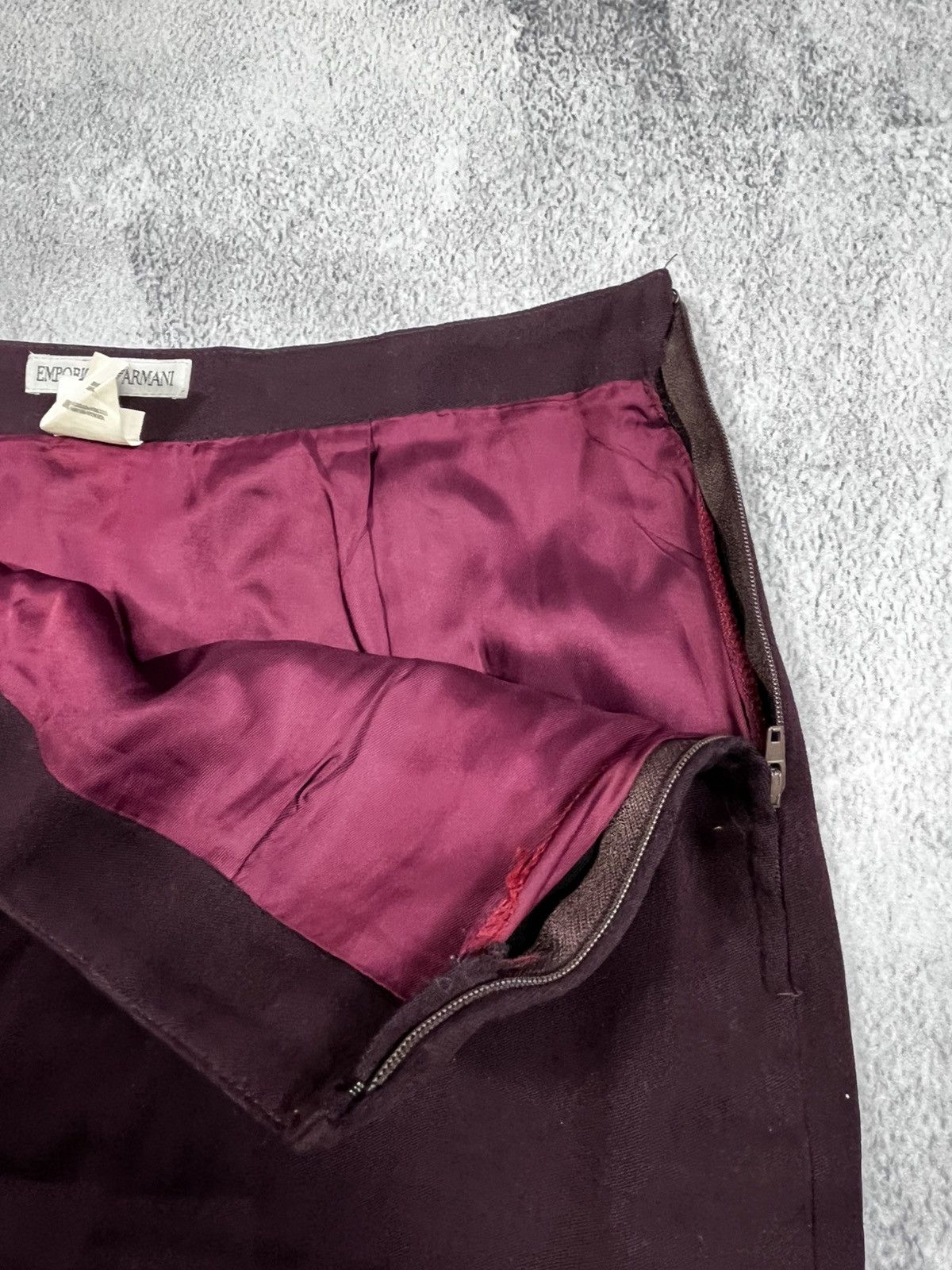 Emporio Armani Vintage 90s Emporio Armani retro skirt old money streetwear Size 28" / US 6 / IT 42 - 8 Thumbnail