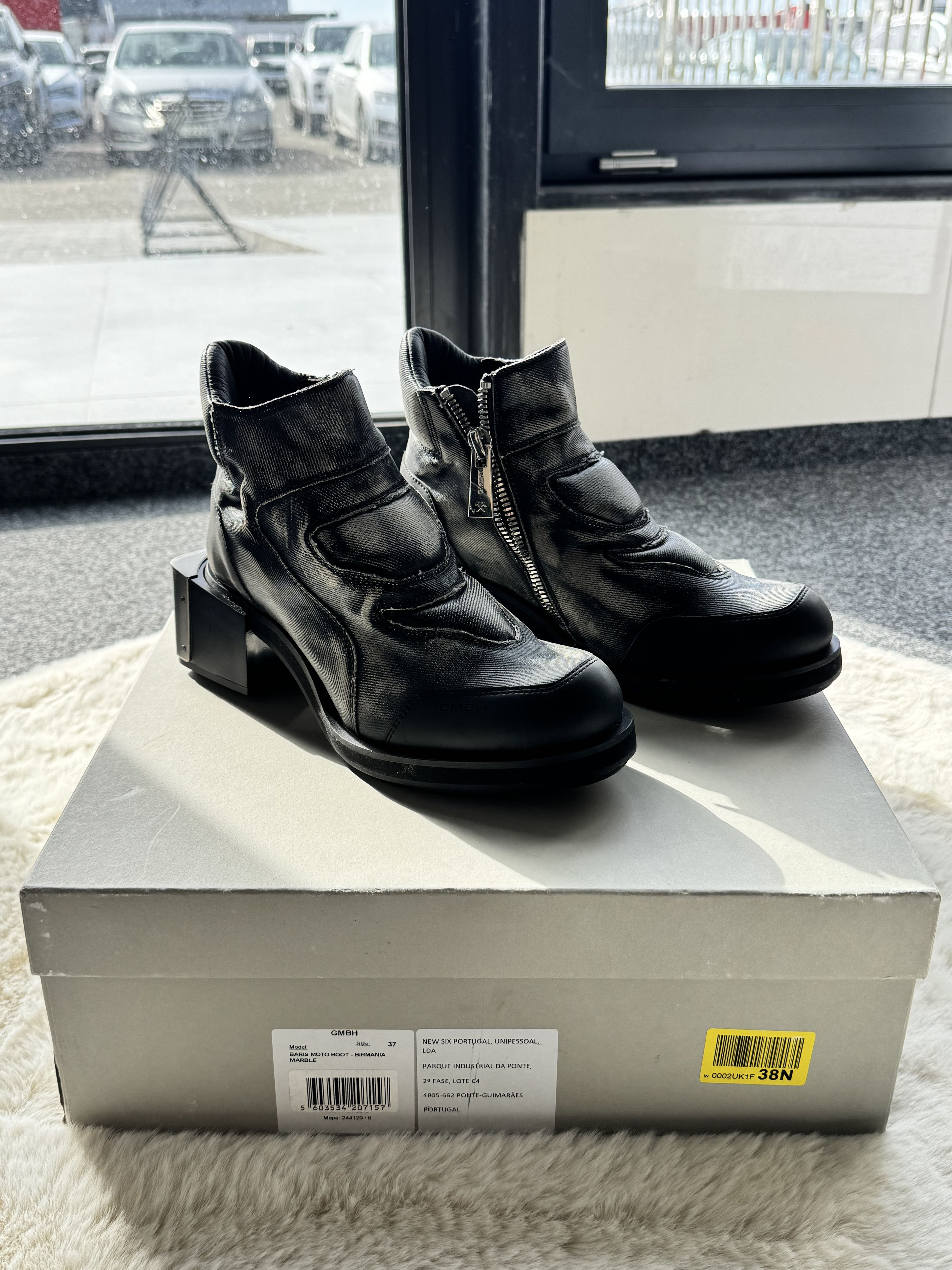 GmbH GmbH Baris black ankle boots heels on pole 37 Size US 7 / IT 37 - 11 Thumbnail