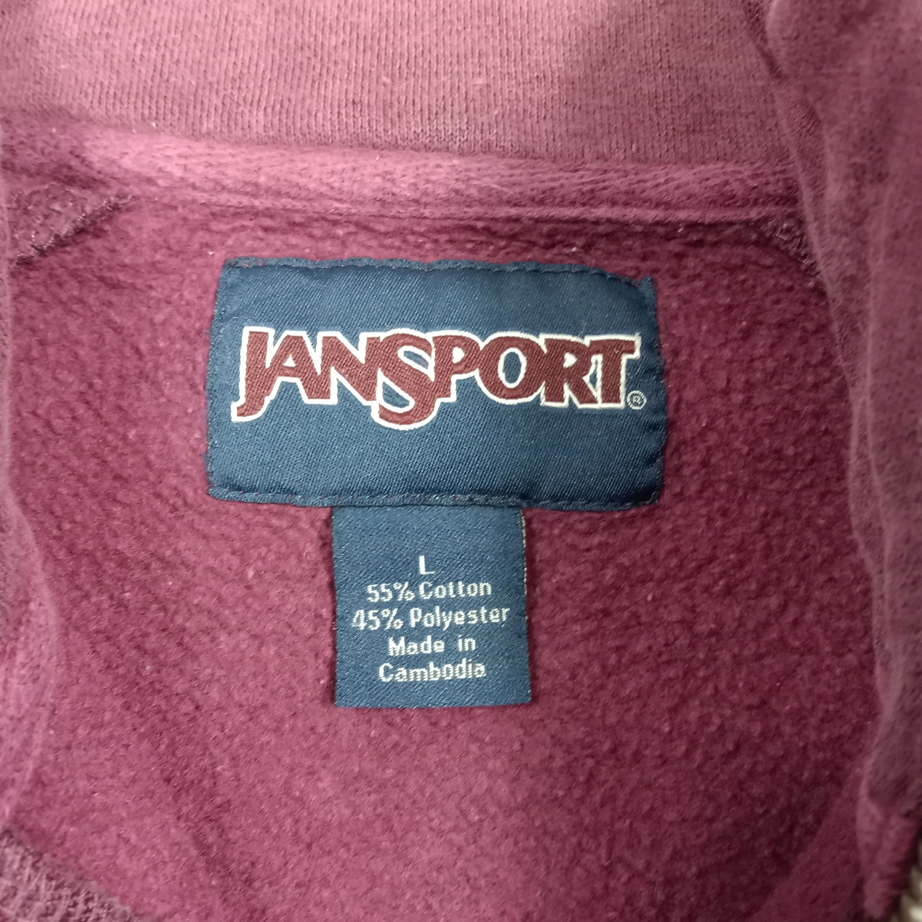 Jansport University Puget Sound Half Zipper Sweatshirt C270N20 Size US XXS / EU 40 - 3 Thumbnail