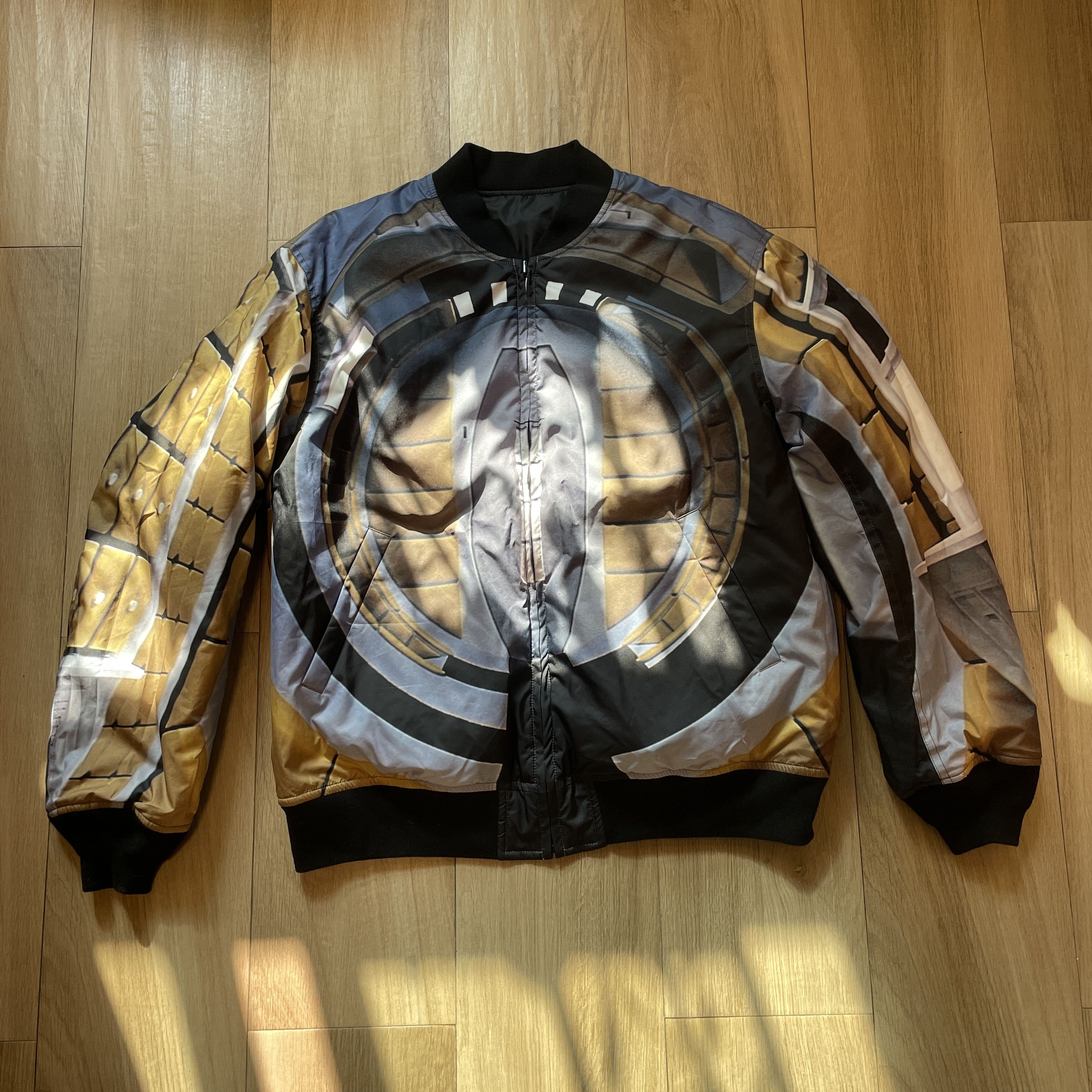 Undercover FW2018 2001:A Space Odyssey Printed Reversible Bomber Jacket Size US XL / EU 56 / 4 - 8 Thumbnail