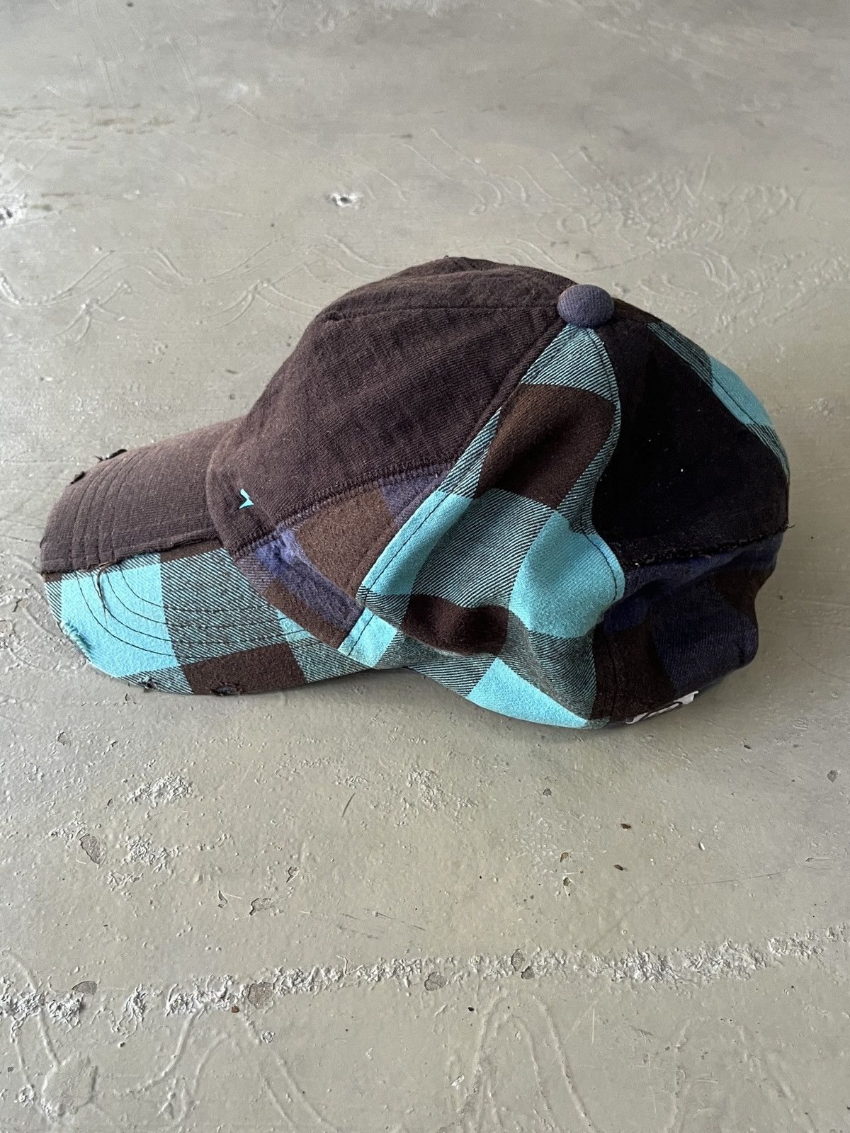 Hysteric Glamour RARE MONTAGE PATCHWORK DISTRESSED CAP KAPITAL STYLE Size ONE SIZE - 2 Thumbnail
