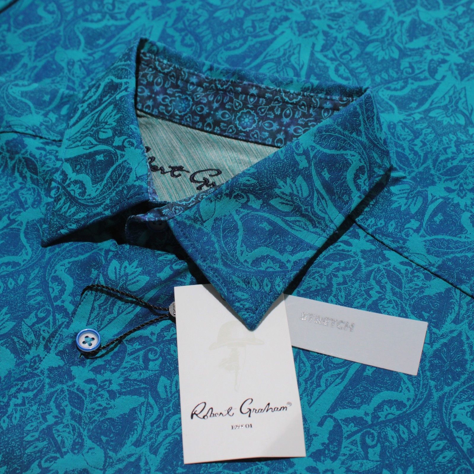 Robert Graham Robert Graham New with tags Shirt Size M US In Blue Size US M / EU 48-50 / 2 - 1 Thumbnail