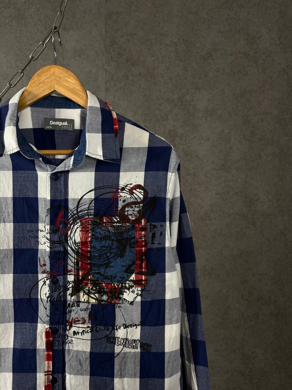 Desigual Desigual designer art shirt Size US L / EU 52-54 / 3 - 2 Thumbnail