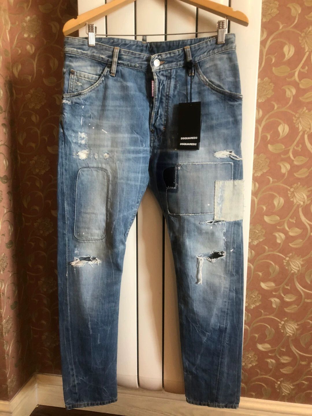 Dsquared2 Dsquared2 Distressed Patched Jeans Size 46 Size US 30 / EU 46 - 1 Thumbnail