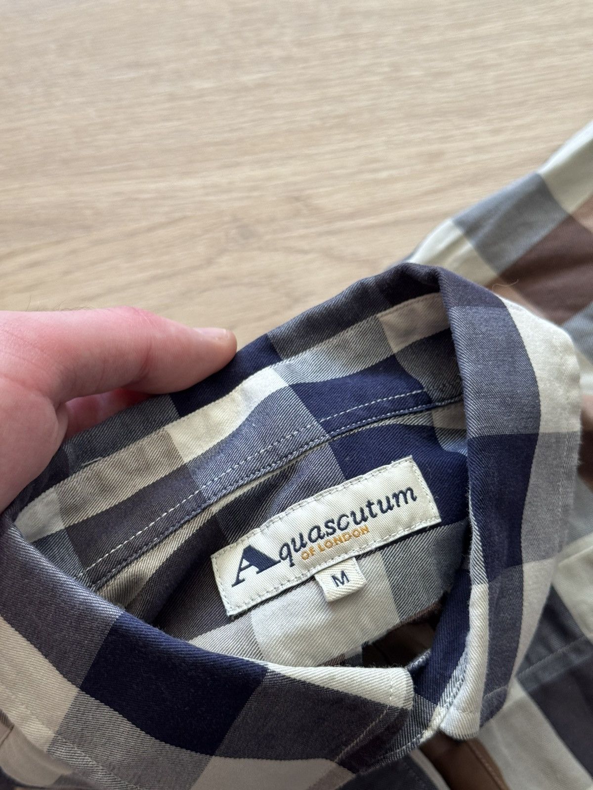 Aquascutum Vintage Aquascutum London Short Sleeve Shirt Size US M / EU 48-50 / 2 - 6 Thumbnail
