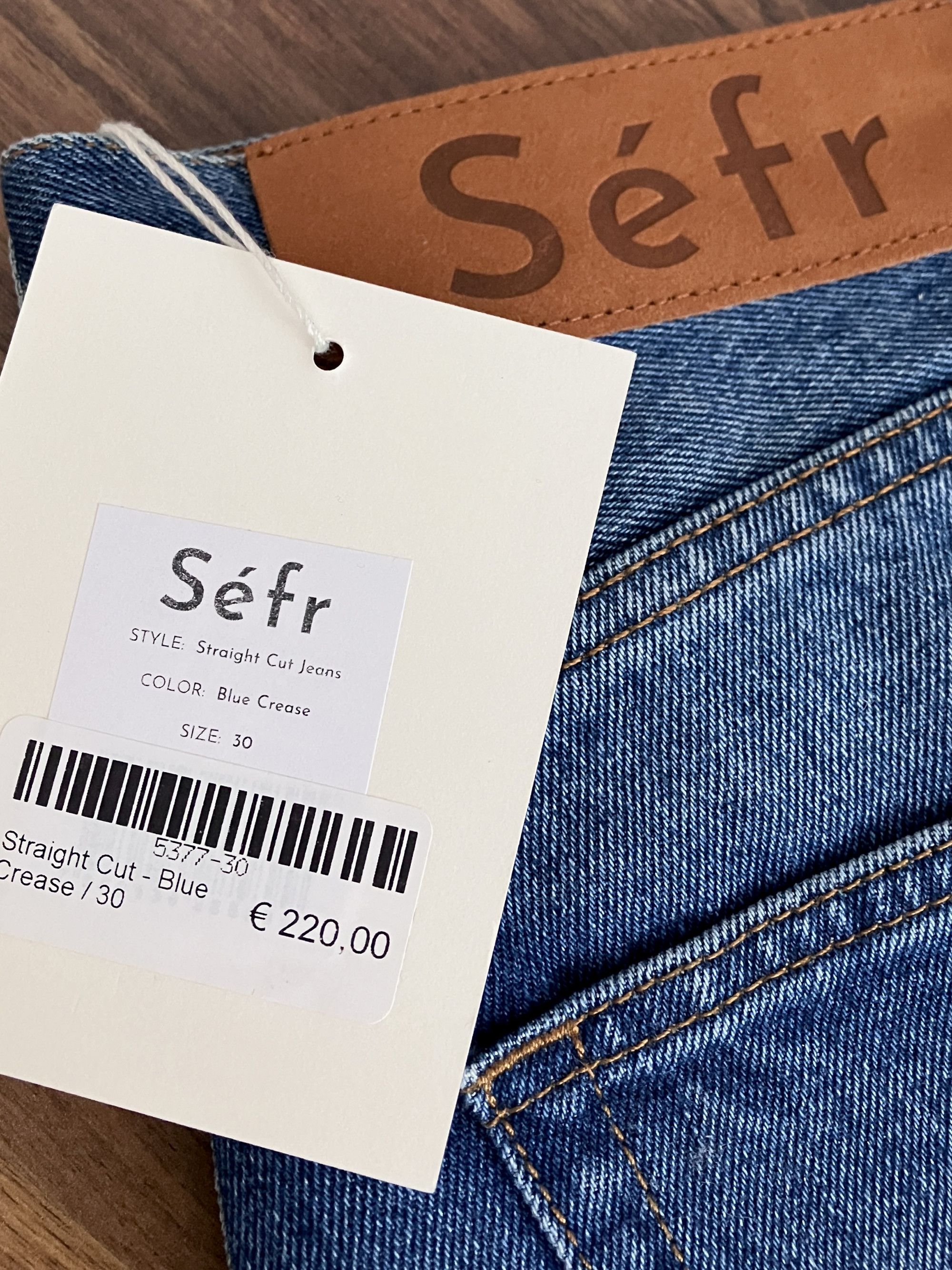 Sefr Sefr Blue Straight Cut Jeans Crease 30 S Size US 30 / EU 46 - 3 Thumbnail