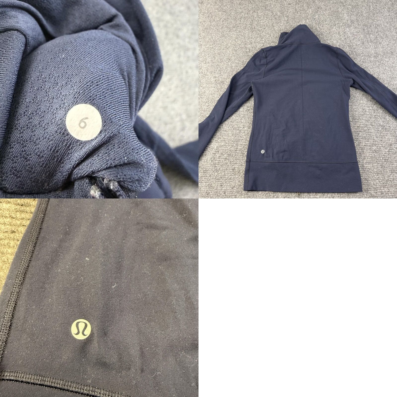 Lululemon Lululemon Jacket Womens 6 Blue Full Zip Track Athletic Running Yoga Slim Fit Size M / US 6-8 / IT 42-44 - 8 Thumbnail