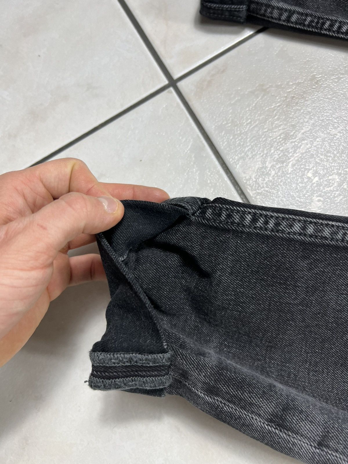 Acne Studios Acne Studios bla konst north black patch jeans patchwork Size US 29 - 11 Thumbnail