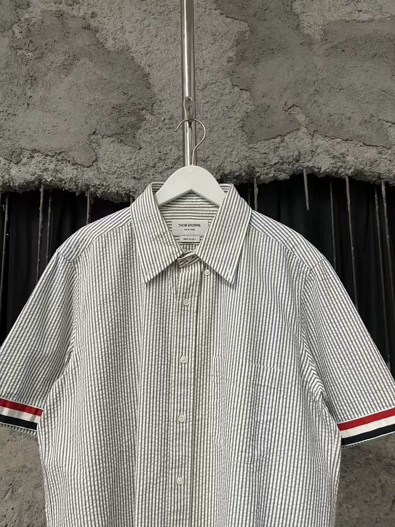 Thom Browne Thom browne Tb short-sleeved shirt 2503-Nextarrow Size US L / EU 52-54 / 3 - 3 Thumbnail